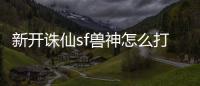 新开诛仙sf兽神怎么打